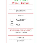Free Printable Santa Tag For Christmas Gifts Santa Tag Santa Gift