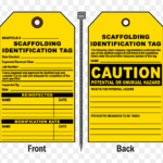 Scaffold Tags Printable HD Png Download 600x514 PNG DLF PT