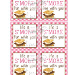 Smores Printable Tags Instant Download Life Is S More Fun With You