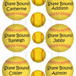 3 Inch Printable SOFTBALL Tags Or Labels I ll Add Your