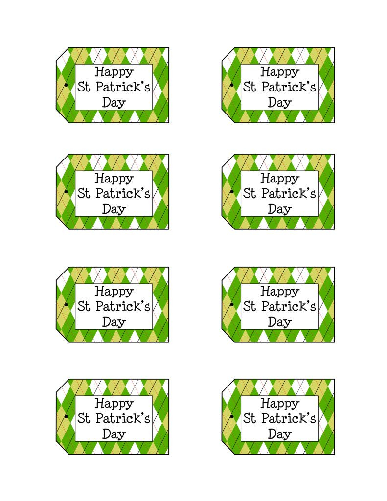 Happy St Patrick s Day Gift Tags Free Printables St Patrick s Day 