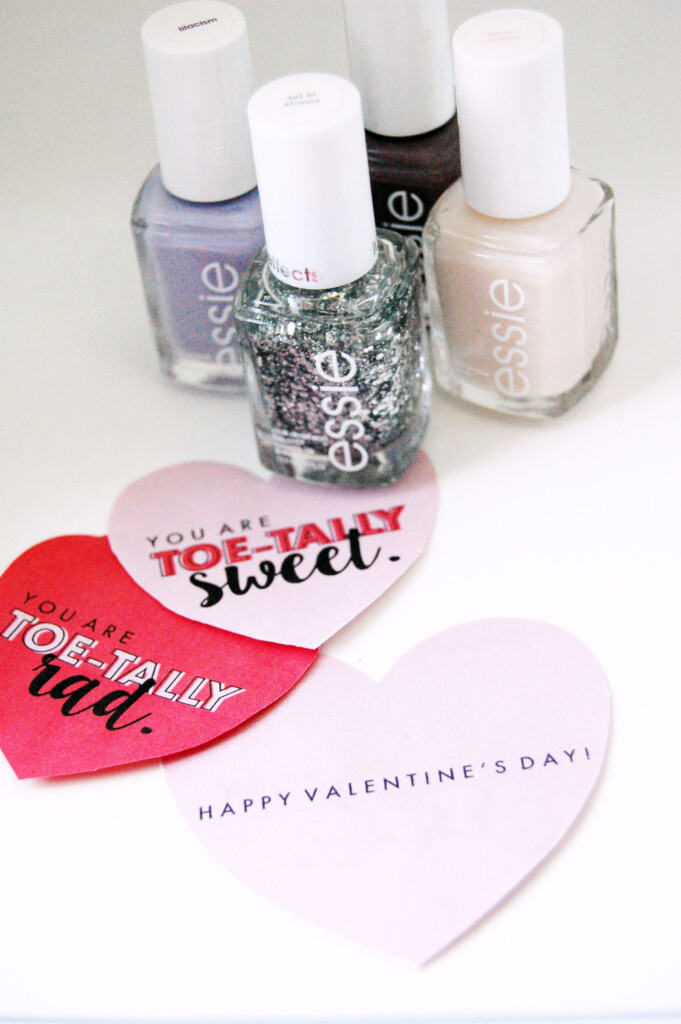 Make These Toe tally Rad Nail Polish Valentines Get Our Free 