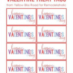 Colorful Printable Valentine s Treat Tags Colorful printable Tags