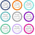 Free Printable Baby Shower Favor Tags In 20 Colors Cheap Baby Shower