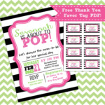 FREE Printable Thank You Favor Tag File About To Pop Baby Shower