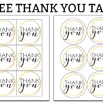 Romace Free Printable Thank You For Your Order Tags