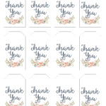 Thank You Gift Tags Blooming Homestead Printable Tags Template