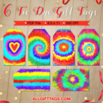 Printable Tie Dye Gift Tags Get Them In PDF Format At Http
