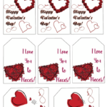 Free Printable Valentine s Day Gift Tags Multiple Designs Sizes