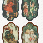 Digital Printables Free Vintage Christmas Gift Tags Victorian Kids And