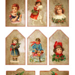 Free Vintage Printable Christmas Gift Tags Vintage Printable