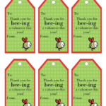 Delightful Order Free Printable Tags Volunteer Appreciation Gifts