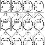 Price Tags Printable DIGITAL FILE Tag Template Free Printable Tags