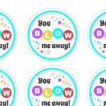 You Blow Me Away Free Printable pdf Staff Gifts Valentines For Kids