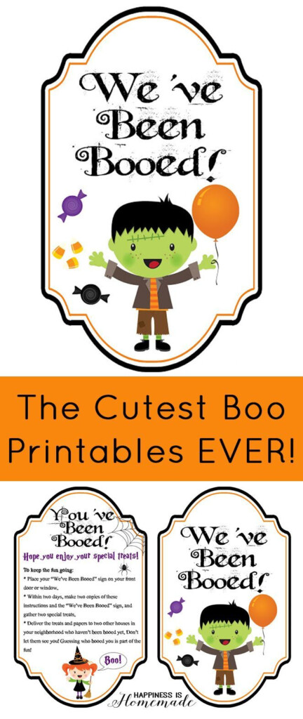Free You ve Been Booed Printables Happiness Is Homemade Halloween 