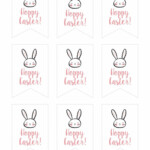 Free Printable Hoppy Easter Gift Tags Hoppy Easter Gift Tag Easter