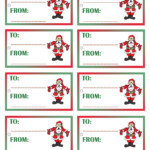 Printable Colored Santa 1 Gift Tags Coolest Free Printables