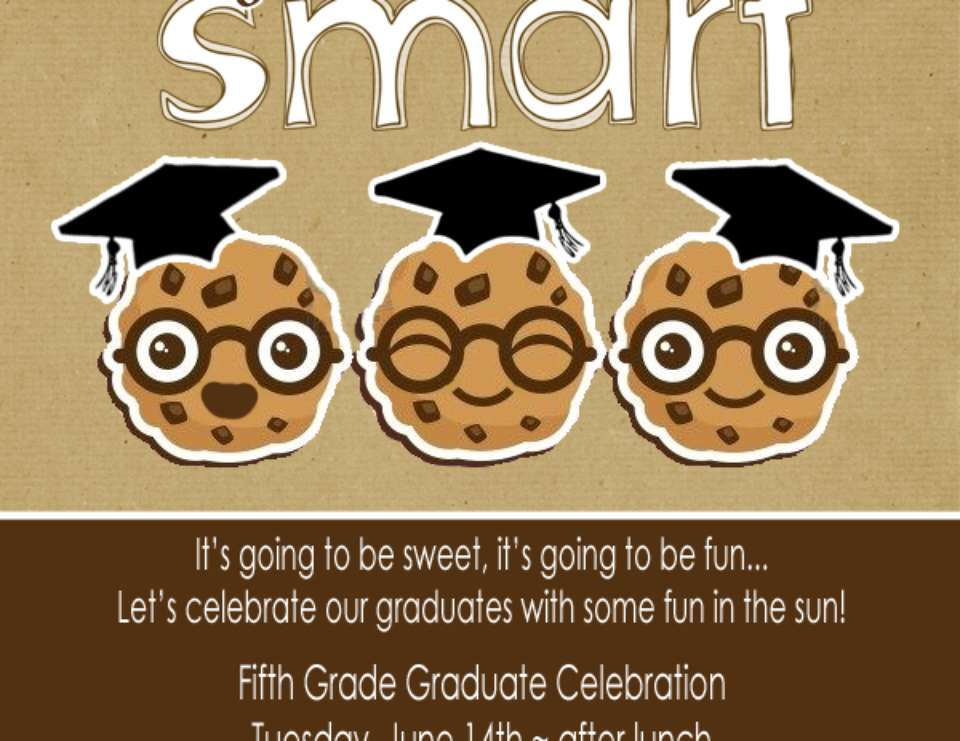 5th Grade Graduation Graduation End Of School Smart Cookies Catch 