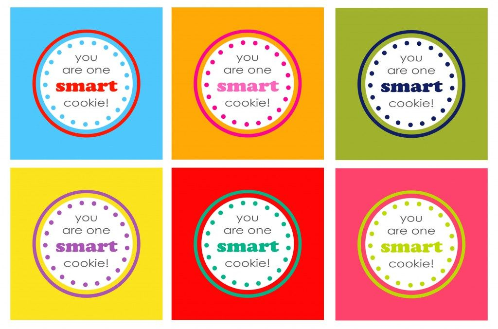 Printable Graduation Treat Tags Darling Doodles Smart Cookie