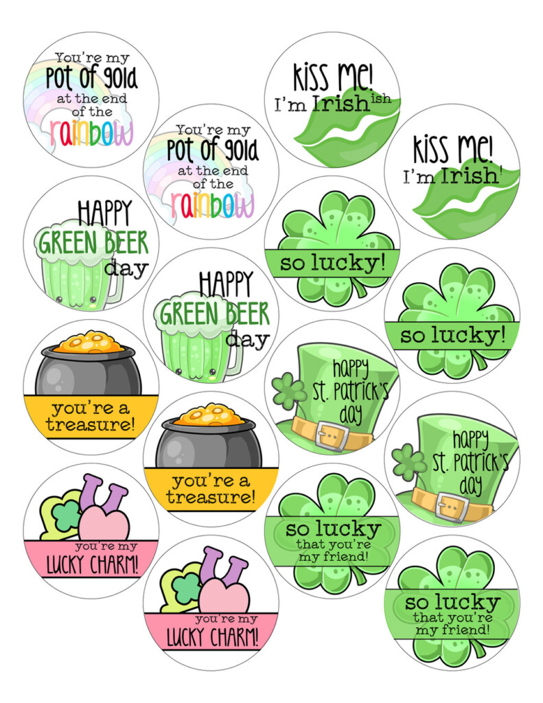 FREE St Patrick s Day Tag Printable