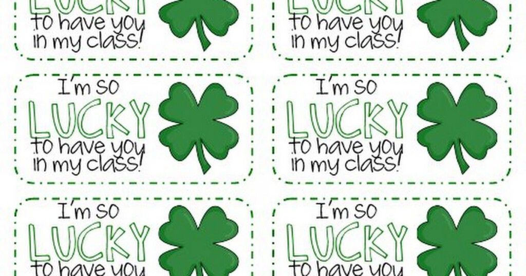 3 Adorable Free St Patrick s Day Tags Printables School Art 