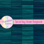 Teal And Navy Wooden Backgrounds Chantahlia Design