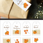 Free Thanksgiving Gift Tags Thanksgiving Gift Tags Gift Tag Template