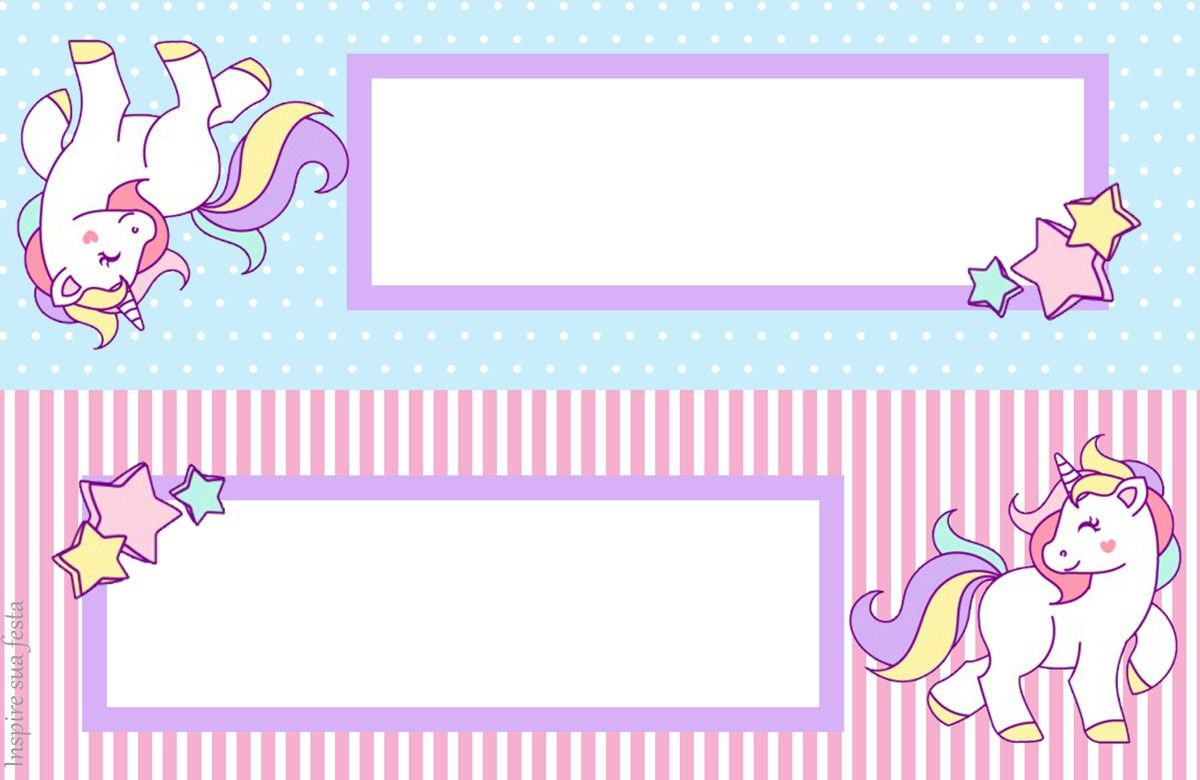 Pin By Hazel Toribio On Etiquetas De Unicornios Unicorn Printables