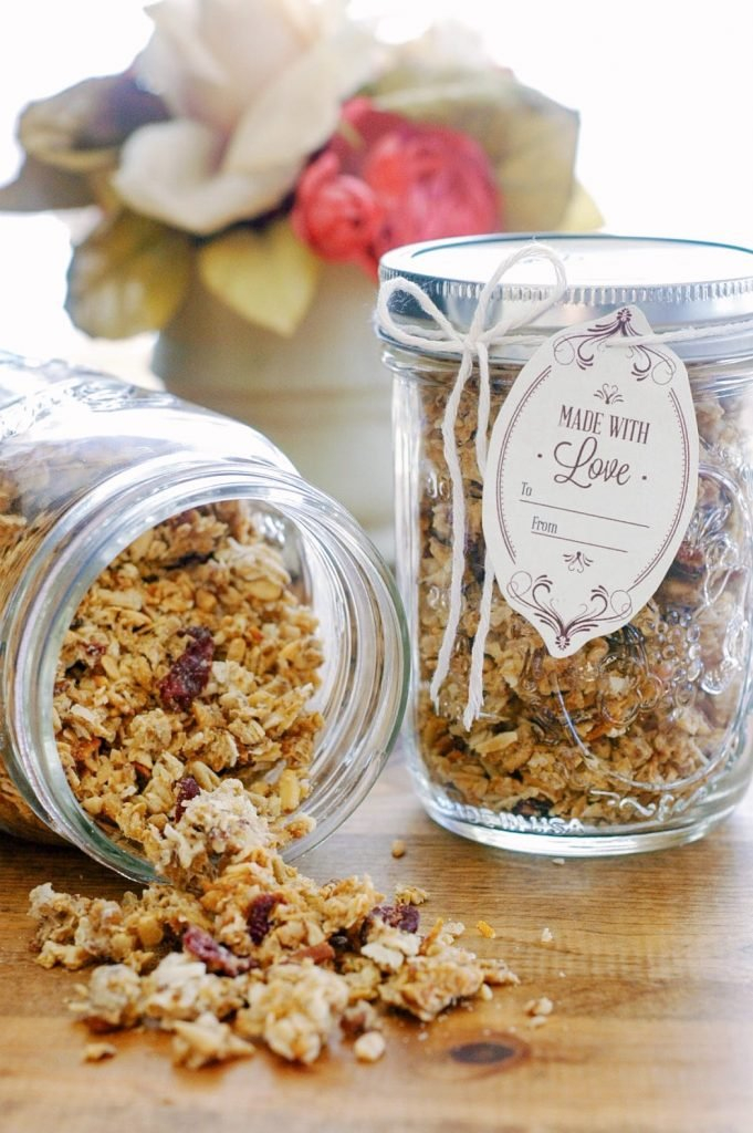 8 Homemade Granola Gift Ideas Printable Gift Tags Live Simply
