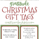 Free Printable Gratitude Christmas Gift Tags Show Appreciation For