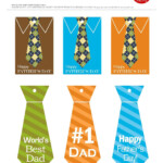 FREE Printables HAPPY FATHER S DAY GIFT TAGS Ties No 1 Dad World s