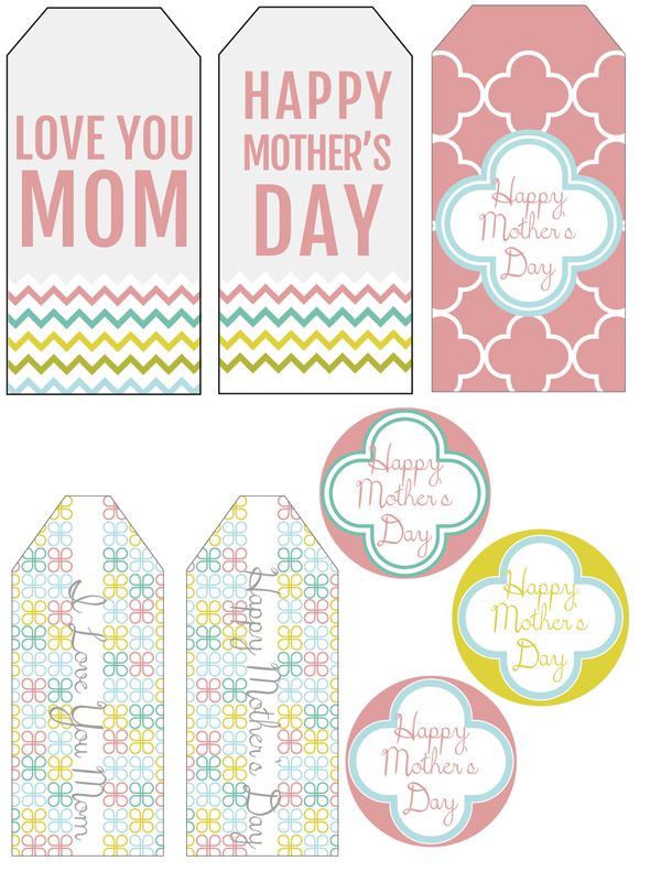 Free Printable Mother s Day Gift Tags Creative Mother s Day Gifts 