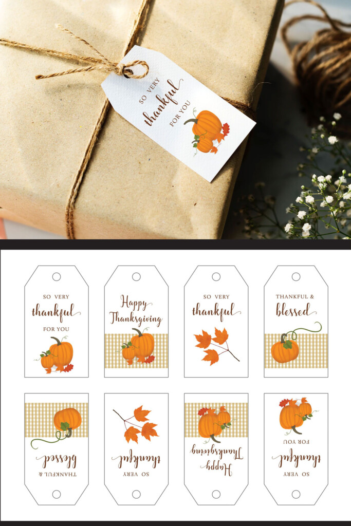 Free Thanksgiving Gift Tags Thanksgiving Gift Tags Gift Tag Template 