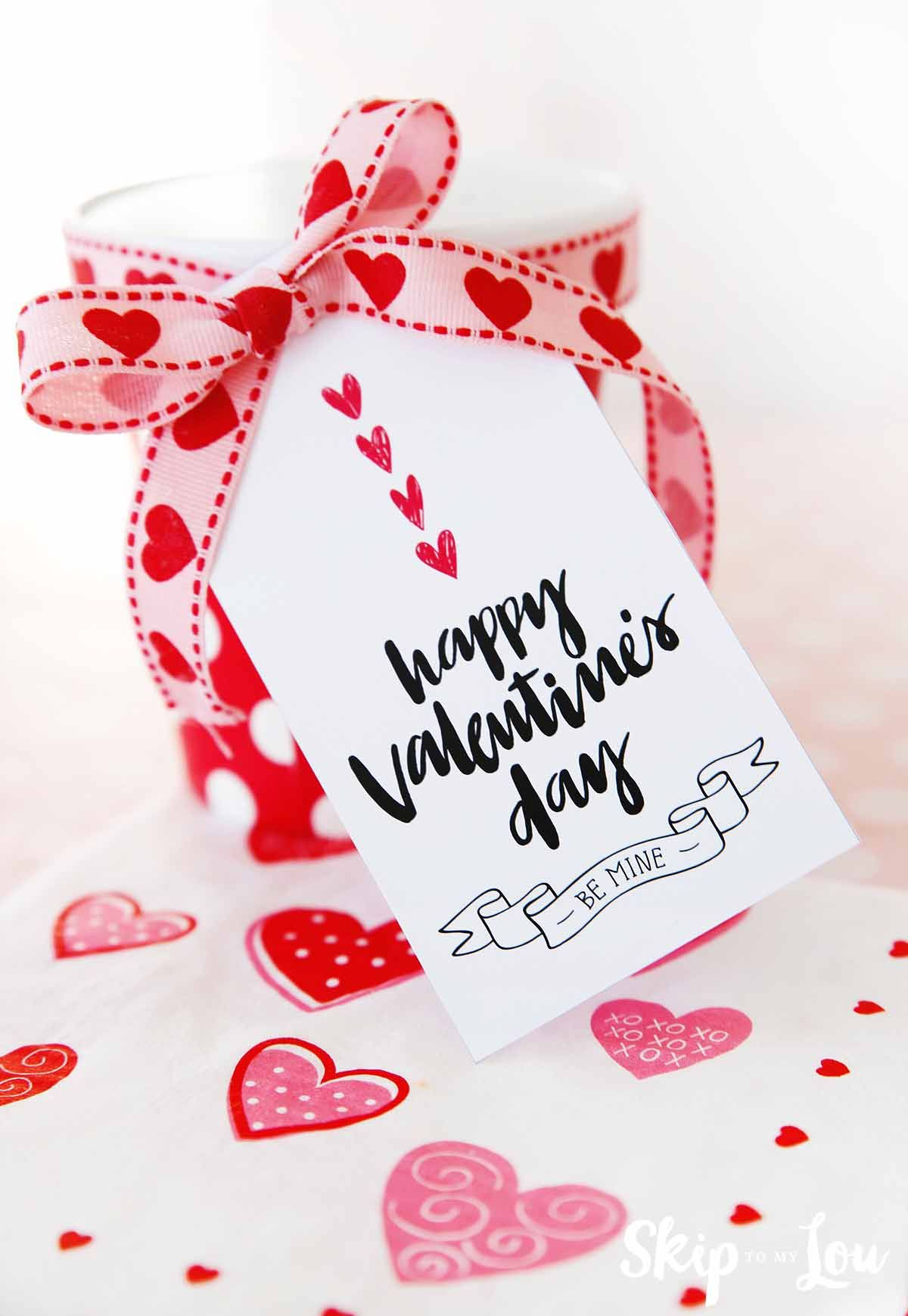 Printable Valentine Tags Valentines Gift Tags Valentines Printables