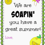 Zucchini Summer Teacher Gift Soapin You Have A Great Summer