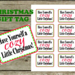 Have Yourself A Cozy Little Christmas Gift Tag 2x3 Inch Tag Etsy