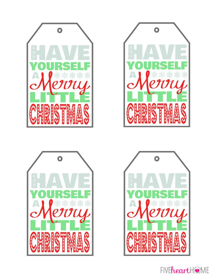 Free Christmas Printable Have Yourself A Merry Little Christmas 