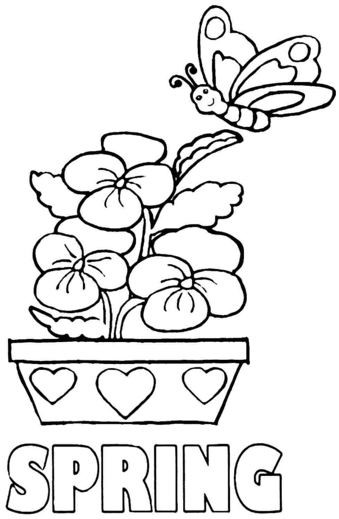 Http colorings co easy spring coloring pages for boys Spring 