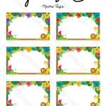 Printable Jungle Name Tags