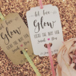 Glow Sticks Tags Let Love Glow Wedding Firework Tags Wedding Favour