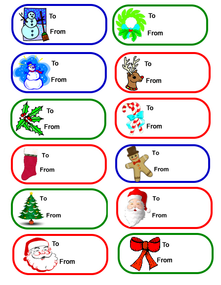 Printable Gift Tags For Christmas Let s Celebrate 