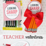 Looking Sharp Teacher Valentine Printable Tags Valentines Printables