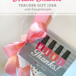 Mani Thanks Gift Idea With Free Printable Just Add Confetti