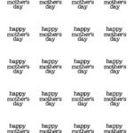 Happy Mother s Day Label Printable Label Templates OL5375