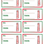 Printable Colored North Pole Gift Tags Coolest Free Printables