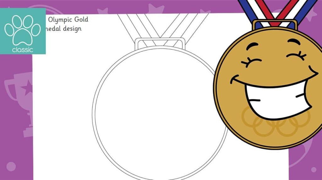 Olympic Medal Design Olympic Medal Design A Simple Design Sheet For 