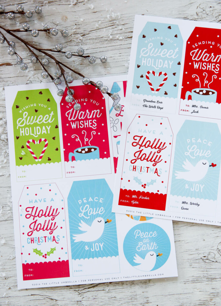 Free Customizable Holiday Gift Tags Our Best Bites