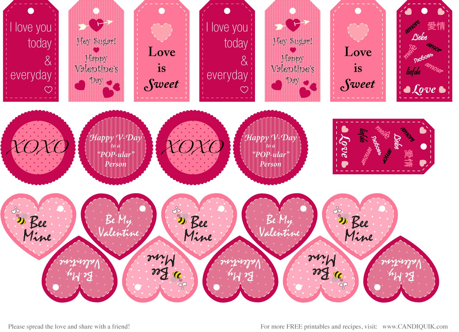 Pinterest Valentines Day Tags Free Printable FreePrintableTag