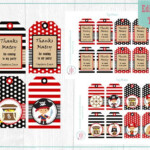 Pirate Favor Tags Pirate Tags Pirates Labels Printable PDF Pirate