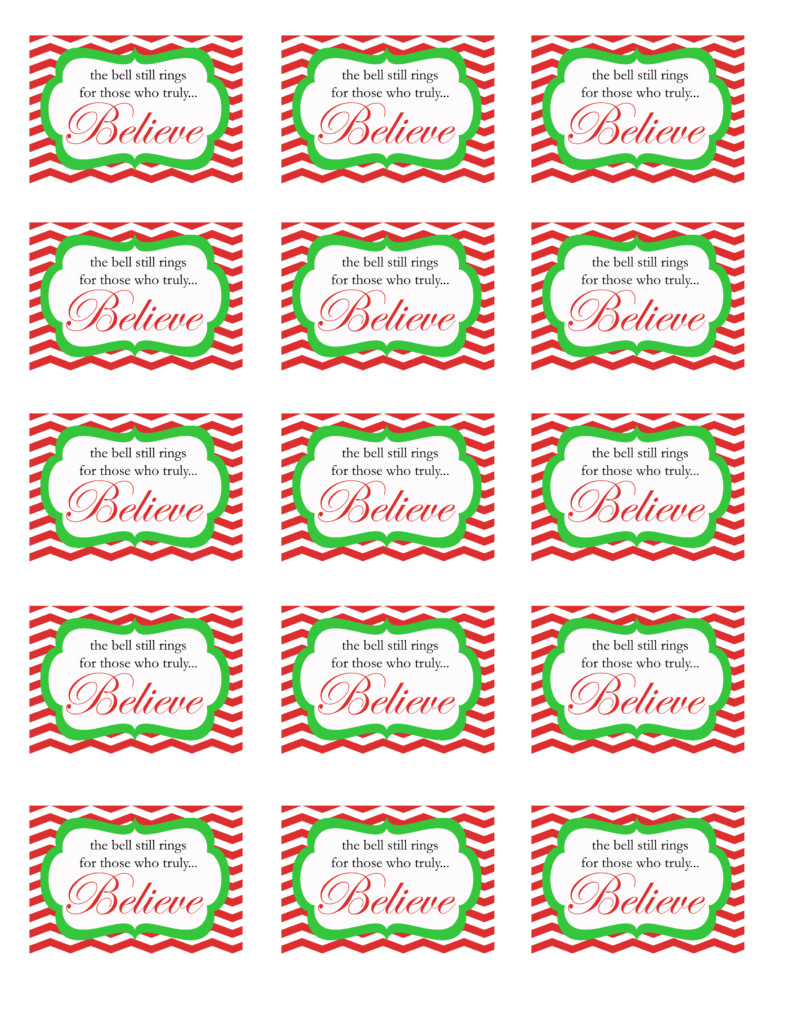 Polar Express Printables